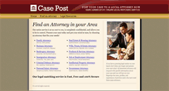 Desktop Screenshot of casepost.com